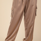 Mocha Satin Joggers