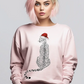 Pink Santa Leopard Sweatshirt