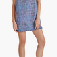 Steve Madden Blue Tweed Shift Dress