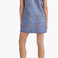 Steve Madden Blue Tweed Shift Dress