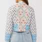 Floral Print Quilted Reversible Jacket