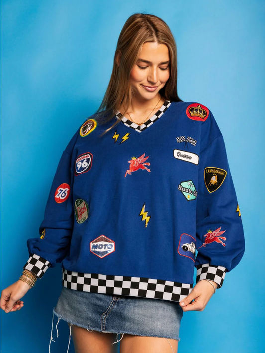 Queen of Sparkles Nascar Sweatshirt