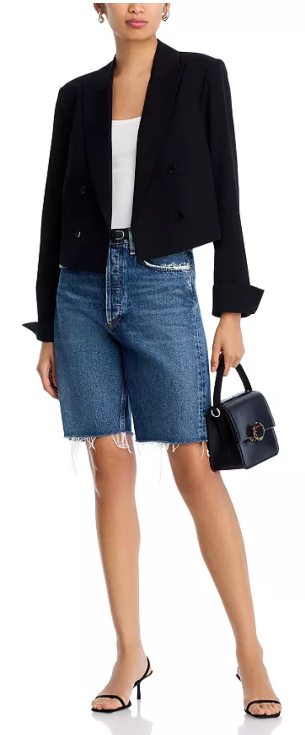 Steve Madden Rwane Cropped Blazer