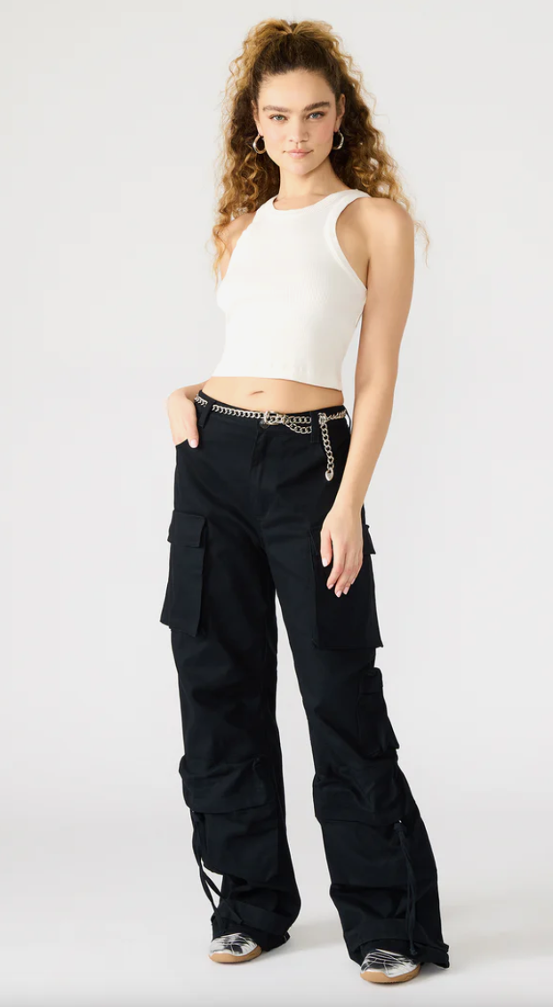 Steve Madden Duo Pants Black
