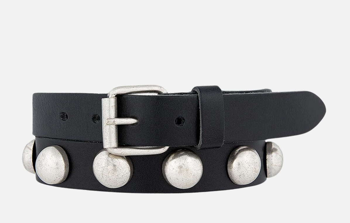 Silver and Black Pearl Belt