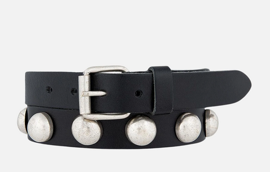 Silver and Black Pearl Belt