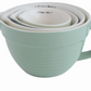Stoneware Batter Bowl Measure Cups Set