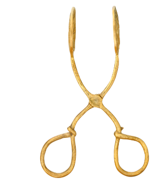 Brass Leaf Tongs