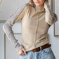 Latte Washed Thermal Top