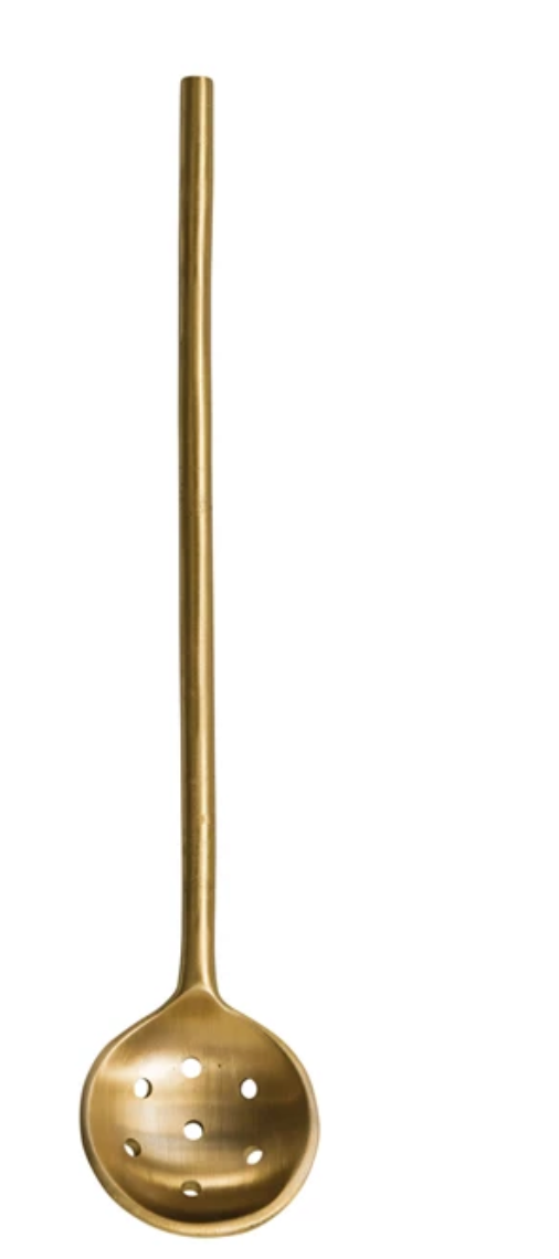 Brass Olive Spoon
