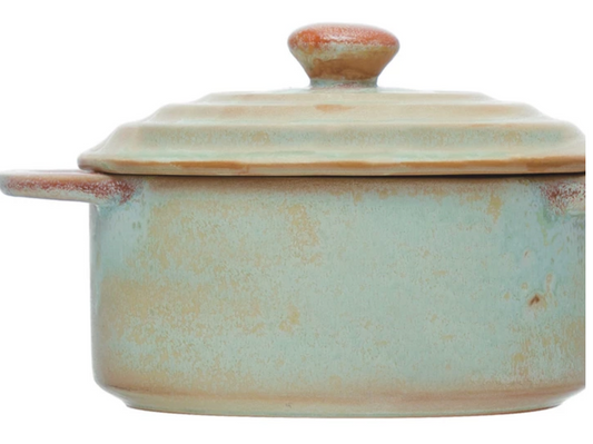 Stoneware Mini Baker with Glaze