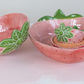 Strawberry Nesting Stoneware Bowls