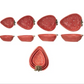 Strawberry Shaped Measuring Cups