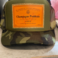 "Champagne Problems" Camo Glitter Trucker Hat : Dark Camo Hat - No Gold Star Patch