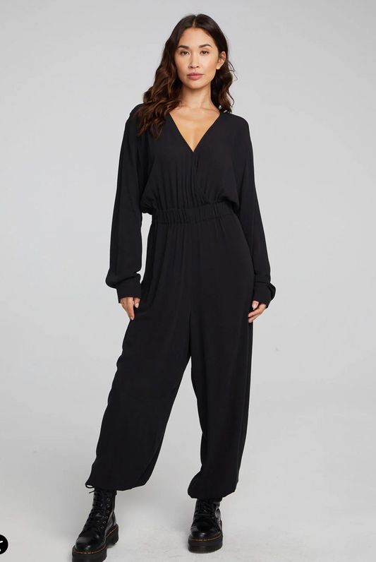 Collette Shadow Black Jumpsuit