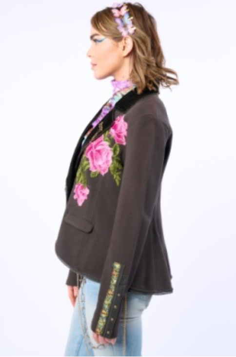 Aratta Colonel Jacket-Vintage Charcoal