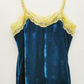 Velvet Dreams Cami  Teal Blue