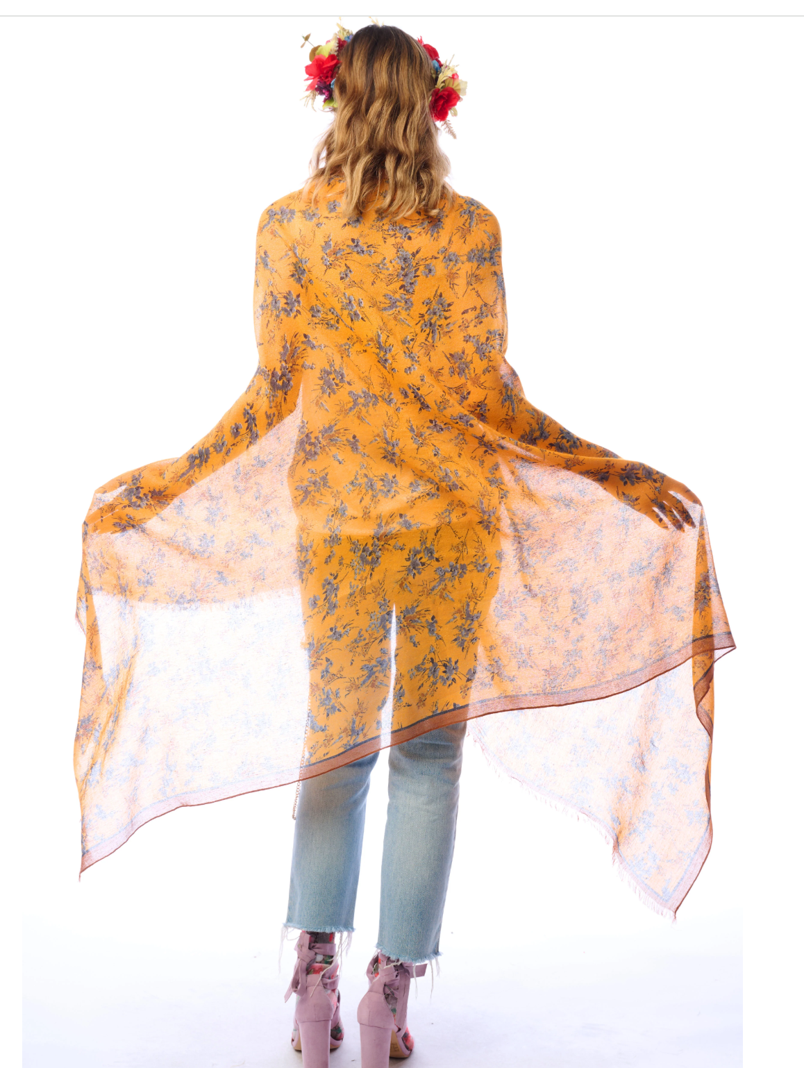 Aratta Bring A Sparkle Shawl Copper