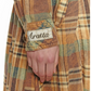 Aratta Ruffian Trench Coat Washed Army Plaid