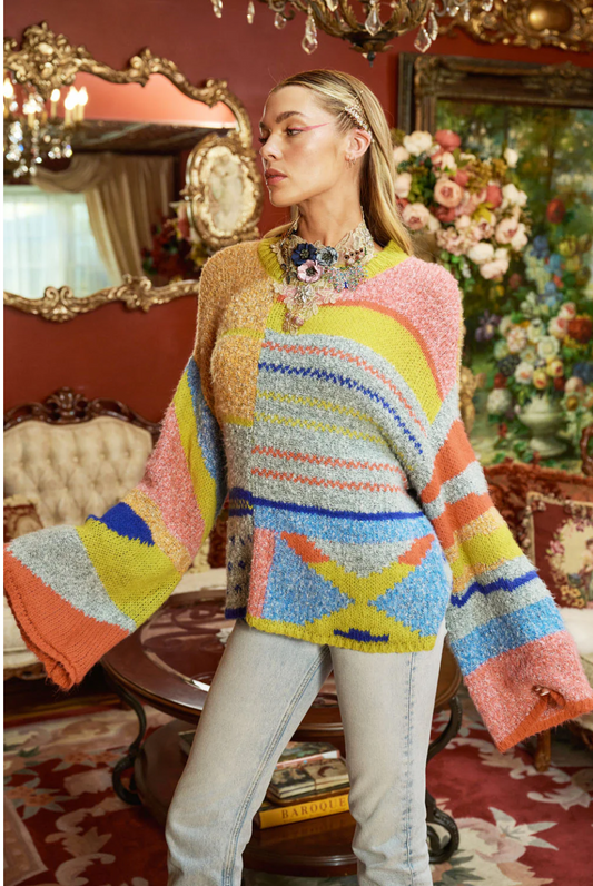 Aratta Colorful Cozy Sweater