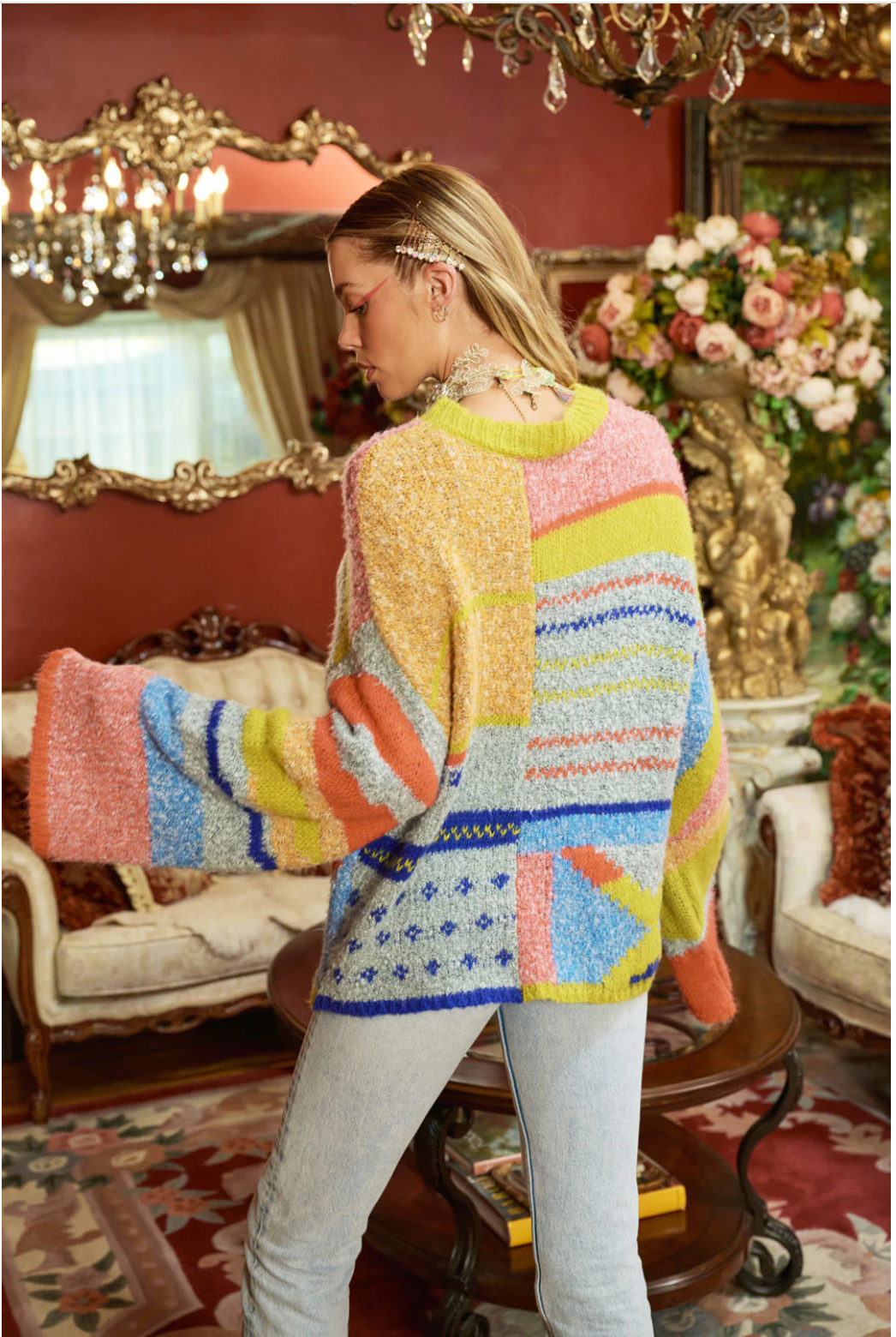 Aratta Colorful Cozy Sweater