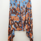 Aratta Aurelia Hand Stitched Shawl-Blue/Rust
