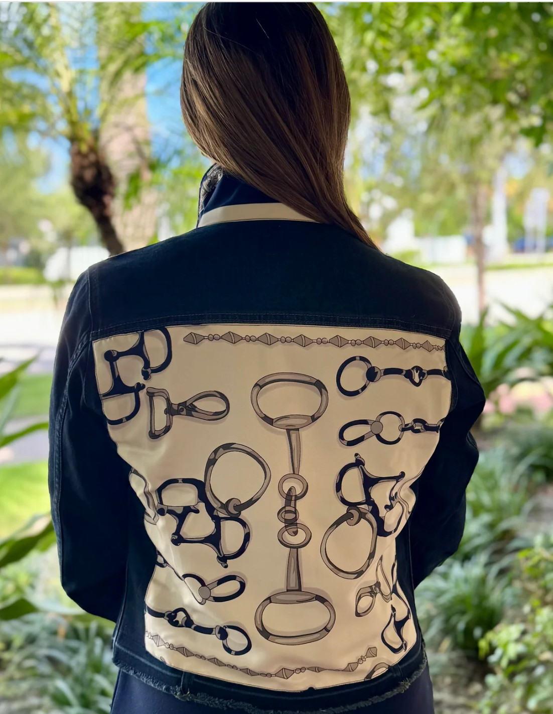 Dark Denim Jacket / Navy Bit