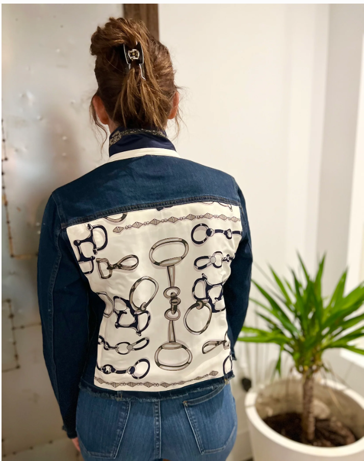 Dark Denim Jacket / Navy Bit