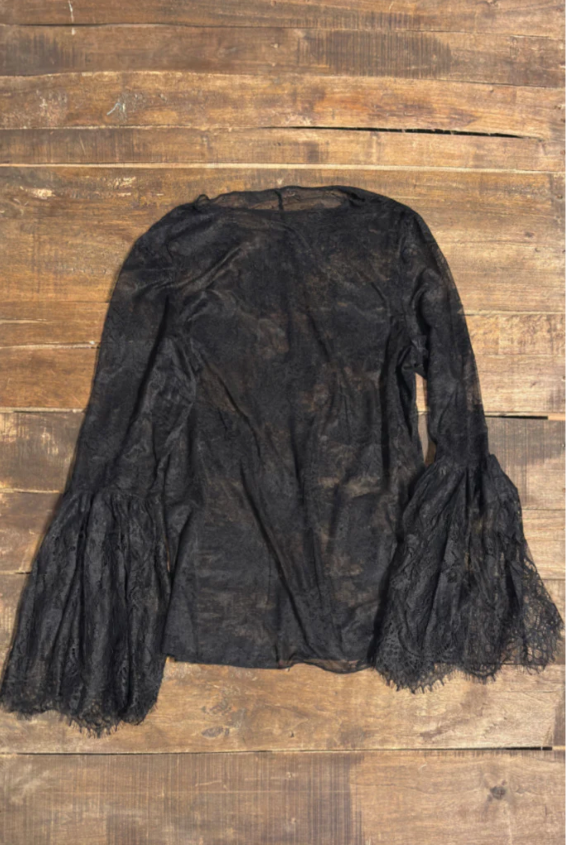 Garden Tea Lace Top Midnight