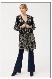 Johnny Was BIYA Metallic Duster -Clarice