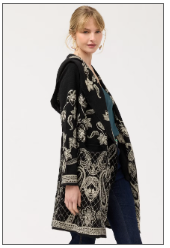 Johnny Was BIYA Metallic Duster -Clarice