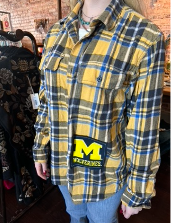 Michigan Woverines Flannel
