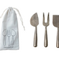 Hand-Forged Metal Cheese Servers, Set of 3