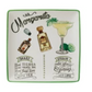 Stoneware Plate w/ Cocktail Recipe & Art, 8 Styles