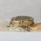 Stainless Steele Footed Grater Gold Finish