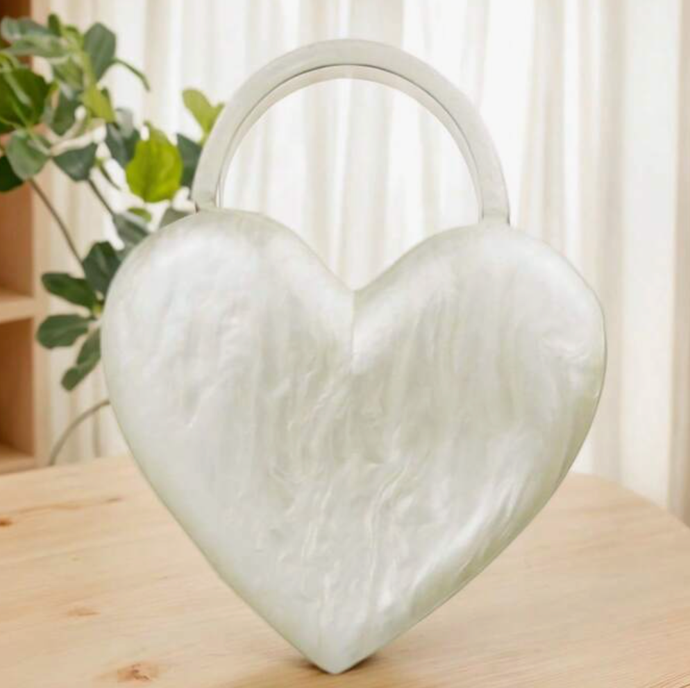 Acrylic Heart Handbag