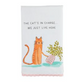 Whimsical Cat Towels