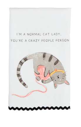 Whimsical Cat Towels