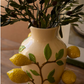 Ceramic Lemon Vase