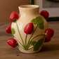 Ceramic Strawberry Vase