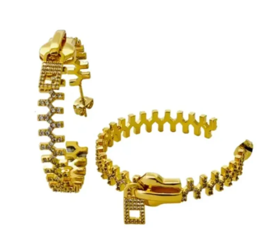 Zipper Earrings