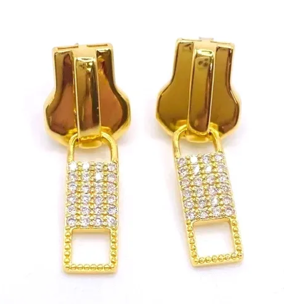 Zipper Stud Earrings
