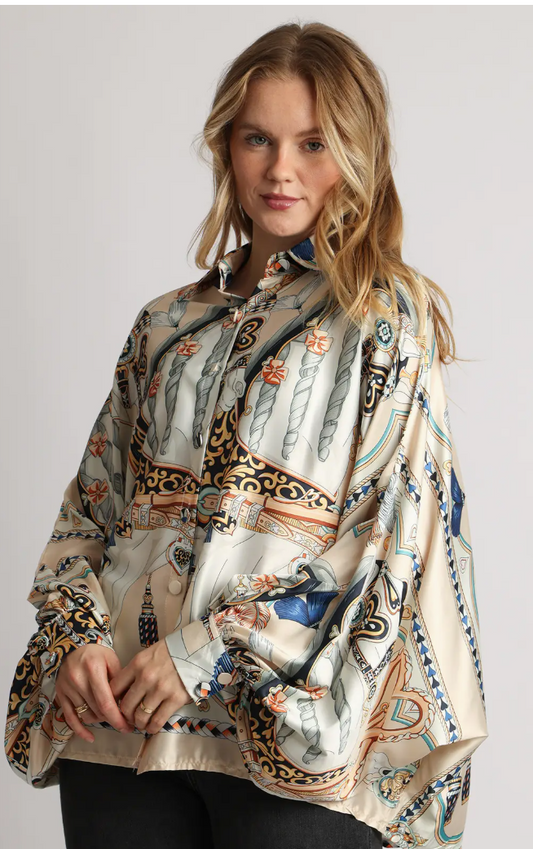 Felicity Batwing Top