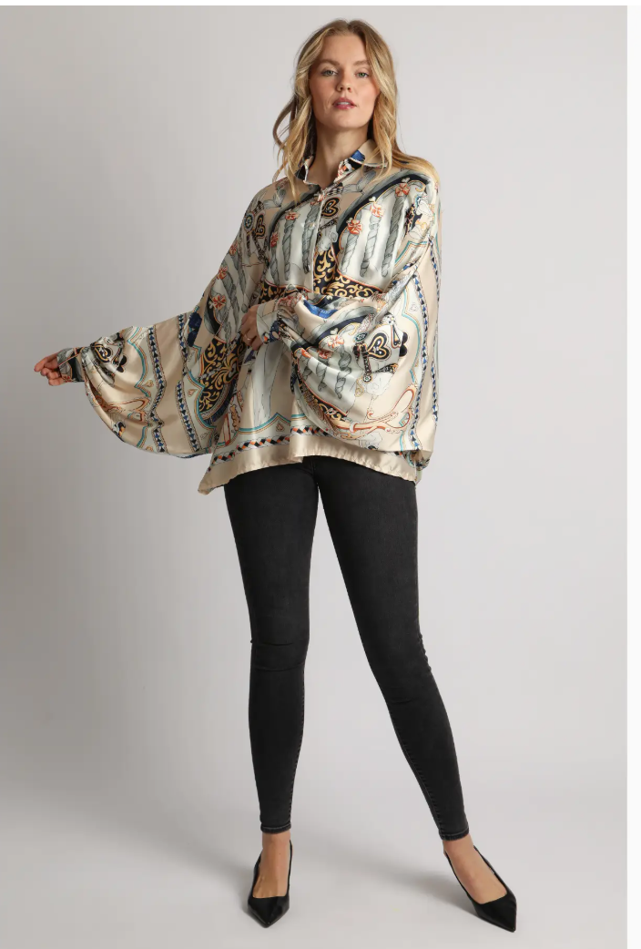 Felicity Batwing Top