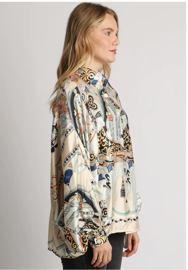 Felicity Batwing Top