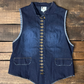 Mesmerized Vest – Dark Chambray