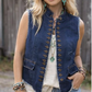 Mesmerized Vest – Dark Chambray