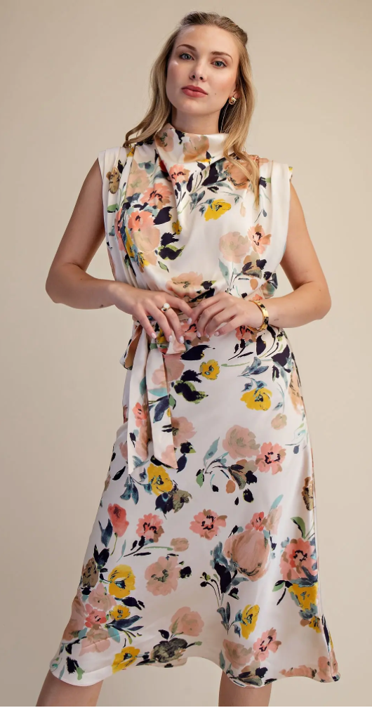 Betty Cowl Neck Dress