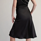 Layla Asymetrical Dress- Black