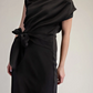 Layla Asymetrical Dress- Black
